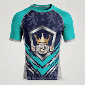 King Of The <b>Rings</b> Boxing Training Compression Shirt <b>Black</b> Breathable All Seasons - Product Image 6