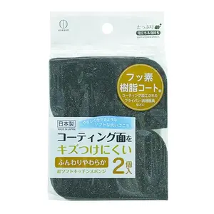 Morbida spugna da cucina in 2 pezzi e tamponi abrasivi - Product Image 1