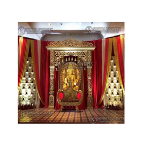 Traditional Durable Engagement Stage Setup Diya Fiber Reinforced Plastic for <b>Wedding</b> Decorations Custom <b>Box</b> Packaging Shobha - Product Image 1