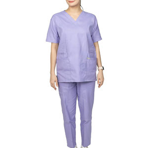 Uniforme Médico de Alta Calidad, Ecológico, Ligero, de Manga Larga, Unisex, Conjunto de Uniforme Quirúrgico de Lona, Uniformes de Hospital - Product Image 2