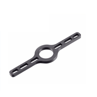 Support de stabilisateur de caméra à 3 axes en aluminium CNC sur mesure, anodisé noir, pour drone, inspection aérienne UAV, structurel