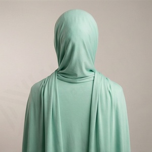 Gran Oferta: Hiyab Personalizable de Jersey de Bambú, Ligero y Transpirable, de Algodón Modal, Elástico, Liso, Suave y de Moda - Product Image 2