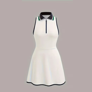 Vestido Polo de Tenis para Mujer en Color Sólido, Falda Deportiva Casual para Golf y Gimnasio, Ropa Deportiva con Estilo Único y la Mejor Calidad - Product Image 2