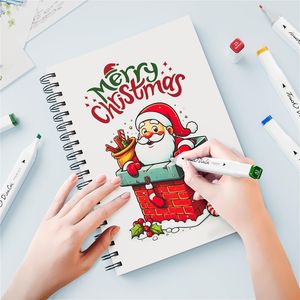 Set di pennarelli a scalpello a doppia punta a 80 colori per pennarelli da colorare con alcool a inchiostro impermeabile per pittura regalo - Product Image 6