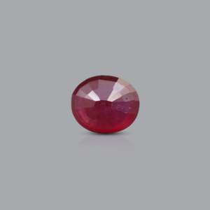 3.6 Carat Natural Ruby Loose Gemstone Oval Cut 8x10mm for Fine Jewelry - Product Image 2