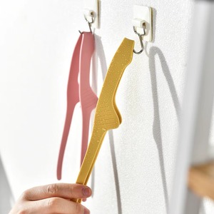 Pince à aliments 1 ou 4 pièces, pince à barbecue en silicone portable pour pique-nique, barbecue, cuisine, kit de pinces de cuisine – Jaune, rose, beige, vert - Product Image 4