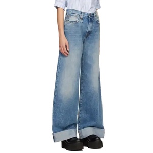 กางเกงยีนส์ซักทรงหลวมผู้ชายกางเกงลำลองมีกระเป๋าหลายกระเป๋าสไตล์สตรีททรงหลวมทรงตรงแบบแห้งง่ายสำหรับฤดูใบไม้ผลิ - Product Image 3