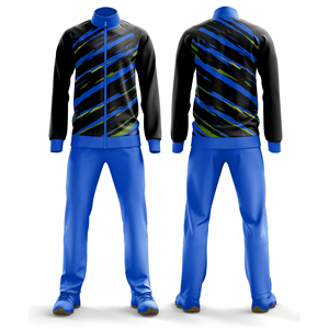 Ensemble de survêtement d'hiver 100 % coton personnalisé en gros, impression par sublimation intégrale, vêtements de sport lourds pour l'entraînement, OEM ODM - Product Image 2