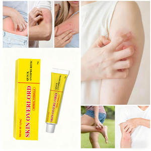 Crème antibactérienne à base de plantes en gros, soulageant les démangeaisons, pommade causée par l'eczéma cutané, la dermatite, pommade pour l'eczéma, pommade pour la peau - Product Image 3