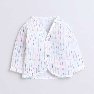 Polka Tots Pack de 3 Chaleco de manga larga/Jhabla-Multicolor - Product Image 2