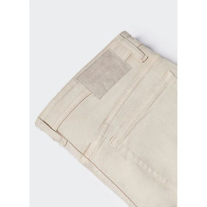 Jean slim en denim tissé délavé de qualité supérieure pour homme, 100 % coton, taille haute, coupe ajustée extensible - Product Image 4