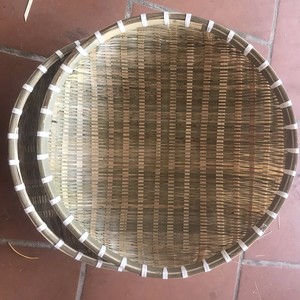 Cesta de Almacenamiento de Bambú Natural Tejida a Mano, Organizador Rectangular, Bandeja de Servir de Bambú Ecológica y Duradera con Tapa de Malla - Product Image 6