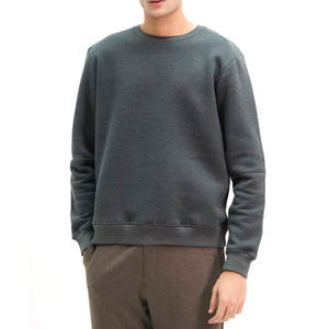 Sudadera de Felpa Francesa de Algodón Grueso con Cuello Redondo, Talla Grande, de Alta Demanda, Nueva, con Logotipo Personalizado Bordado, Tejido de Punto 2026 - Product Image 1