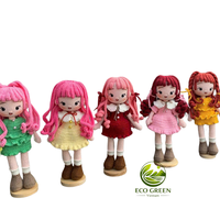 Muñeco de Ganchillo Kawaii, Amigurumi, Juguete de Peluche, Estilo Anime, Adorno Suave para Regalo de Baby Shower, Venta al por Mayor, Hecho a Mano