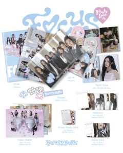 อัลบั้มต้นฉบับภาษาเกาหลี] Hearts2Hearts - FOCUS (Photobook Ver.) - Product Image 3