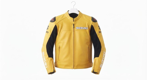 เสื้อแจ็คเก็ตหนังสำหรับขี่มอเตอร์ไซค์ Zuzuzki รุ่น Unisex ทนทานและสวมใส่สบาย ตัดเย็บตามสั่ง มาตรฐาน CE - Product Image 1