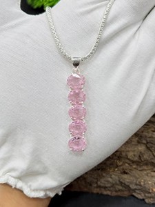 Red <b>Ruby</b> Oval Cut Faceted Charm Pendant <b>Necklace</b> 925 Sterling Silver Plated Classic IGI Certified Jewelry Gift for Women - Product Image 6