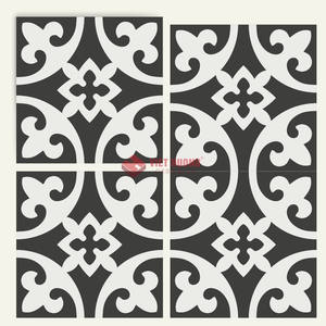 Baldosa de Cemento Moderna de 190x190 mm para Paredes Decorativas Exteriores - Product Image 4