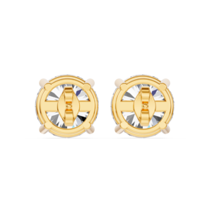 Boucles d'oreilles en or massif 14K 9K 10K 18K avec diamants de laboratoire certifiés IGI, fabricant de bijoux fins éthiques RJC ODM OEM, vente en gros EA502068 - Product Image 5