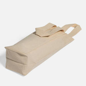 Sac fourre-tout pour bouteille de vin en toile 100% coton, fabrication sur mesure, réutilisable, tissu résistant - Product Image 4