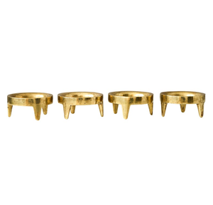 Portavasos de latón con logotipo personalizado, 6 piezas, chapado en oro, pulido martillado, nuevo diseño con un precio increíble - Product Image 3