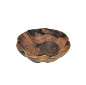 Bol de service vintage en bois de style américain, fait main, durable, vaisselle, saladier, ustensiles de table, meilleur prix - Product Image 5