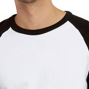 Camiseta de Manga Larga Raglán para Hombre de Alta Calidad, Material de Algodón, Lisa, Personalizada, Cuello Redondo, Transpirable - Product Image 3