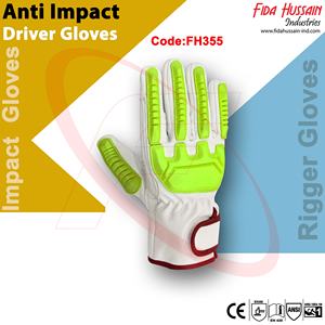 Gants de conducteur personnalisés de protection contre les chocs non doublés pour un usage quotidien 2025 gants de conducteur en gros gants en cuir du Pakistan - Product Image 2