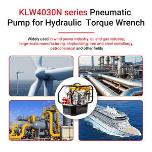 WREN OEM/ODM Suministro KLW4030N-2 Bomba Hidráulica de Accionamiento Neumático Llave Dinamométrica de Alta Gama 4.0HP 70 Mpa Tanque de Aceite de 8L CE - Product Image 4