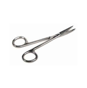 กรรไกรตัดเยื่อคางแบบตรงคม ขนาด 4.5 นิ้ว ผลิตจากสแตนเลสสตีล ได้รับการรับรองมาตรฐาน ISO CE สำหรับการห้ามเลือด โดย Dentavex - Product Image 2