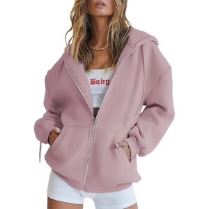 Nouvelle Arrivée – Sweat à Capuche Oversize Femme en Molleton Épais 100% Coton, Épaules Tombantes, Manches Longues, Écologique, Automne/Hiver - Product Image 4