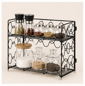Étagère de rangement en fil métallique moderne pour cuisine, comptoir, armoire, garde-manger, salle de bain, buanderie, bureau et organisation de bureau - Product Image 3