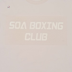 SOA <b>Boxing</b> Club Men's Short Sleeve O-Neck Cotton T-<b>Shirt</b> Regular Fit Casual Breathable Jersey Print Front Letter Design T-<b>Shirts</b> - Product Image 5