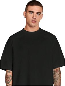 T-shirts pour hommes de haute qualité, personnalisés avec logo imprimé, style streetwear décontracté, faible MOQ, coton lourd, grandes tailles - Product Image 4