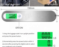 Hengte écran LCD 110lb/50kg bagages électroniques suspendus valise voyage pèse bagage sac équilibre outil Portable balance numérique