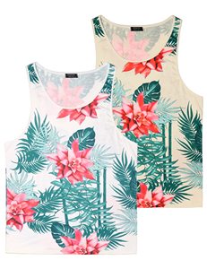 เสื้อกล้ามซับลิเมชั่นผู้ชายราคาถูก ระบายอากาศได้ดี สกรีนโลโก้/สีตามสั่ง สวมใส่สบายๆ สไตล์เท่ห์ที่สุด - Product Image 1