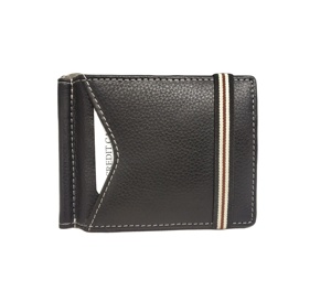 Genuine Leather Hand Made <b>RFID</b> <b>Blocking</b> Simple Minimalistic Money Clip Cash Elastic <b>Wallet</b> Card Holders Men India Export Custom - Product Image 1