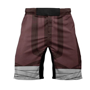 Shorts MMA unisexe en polyester et élasthanne extensibles de haute qualité pour l'entraînement de combat – Confortables et imprimés - Product Image 1