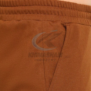 Custom Size Casual Men Fleece <b>Shorts</b> High Waist Drawstring Closure Breathable Quick Dry - Product Image 5