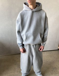 Survêtement zippé personnalisé pour homme en polyester, ensemble d'entraînement pour la gym, commande en gros - Product Image 4
