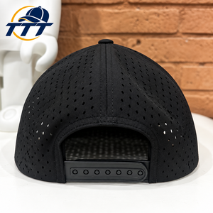 Casquette de golf personnalisée à 5 panneaux avec logo en caoutchouc, fabriquée au Vietnam, découpée au laser, respirante, à fermeture snapback, chapeau de sport, vente en gros OEM ODM, usine OEM - Product Image 5