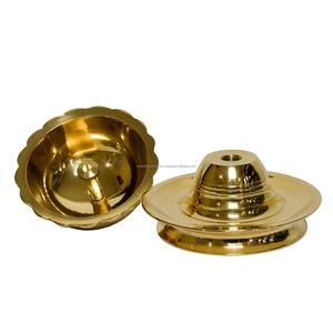 Pure Brass Akhand Diya Handcrafted in India | Ideal for Return Gifts for Pooja - Product Image 2