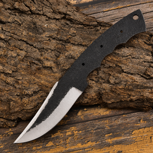 Cuchillo de Caza y Camping de Hoja Fija de Acero 1095 Forjado a Mano, Grado Industrial, Punta Caída, 0.5mm de Grosor, Venta Directa de Fábrica al Por Mayor - Product Image 1