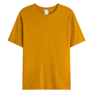 T-shirt Girocollo da <span class=keywords><strong>Donna</strong></span> Traspirante di Tendenza, Colore <span class=keywords><strong>Senape</strong></span>, 100% Cotone, Vestibilità Regolare, Casual, Vendita all'Ingrosso - Product Image 1