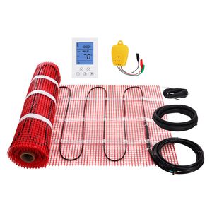 Tappetino Riscaldante Elettrico a Pavimento 30 Piedi Quadrati con Termostato Digitale, Rilevamento Istantaneo e Facile Installazione - Product Image 1