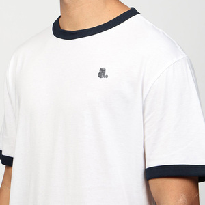 Nueva Camiseta de Moda para Hombre, Casual, de Manga Corta, Cuello Redondo, Lisa, con Logotipo Personalizado en la Parte Delantera, Talla Grande, Transpirable, Ajustada, 100% Algodón, de Secado Rápido - Product Image 6