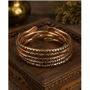 Factory Direct Custom Pure Copper Cuff Bracelet Wholesale Vintage <b>Engraved</b> <b>Bangle</b> Jewelry - Product Image 1