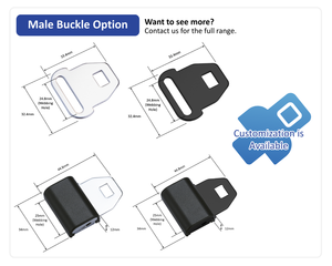 หัวเข็มขัดแบบกด CA-05 ซีรีส์ แกนเหล็ก สำหรับระบบสายรัดนิรภัยสำหรับรถแข่งออฟโรด - Product Image 3