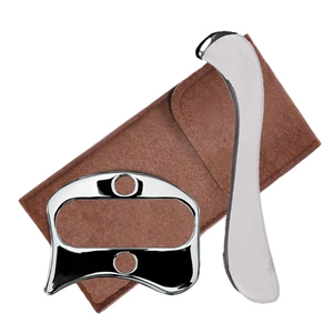Herramientas IASTM de Acero Inoxidable Médico 304, Productos de Masaje Gua Sha para Raspado y Liberación Miofascial de Tejidos Blandos - Product Image 1