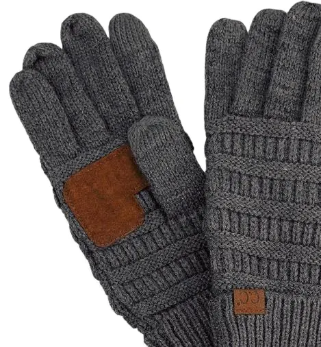 Unisex Wool Knit Gloves Winter Ladies Long Gloves Women's Soft Mittens Man Plus Velvet Thicken Warm